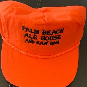 Vintage Palm Beach Ale House & Raw Bar SNAPBACK TRUCKER HAT 90’s Embroidered
